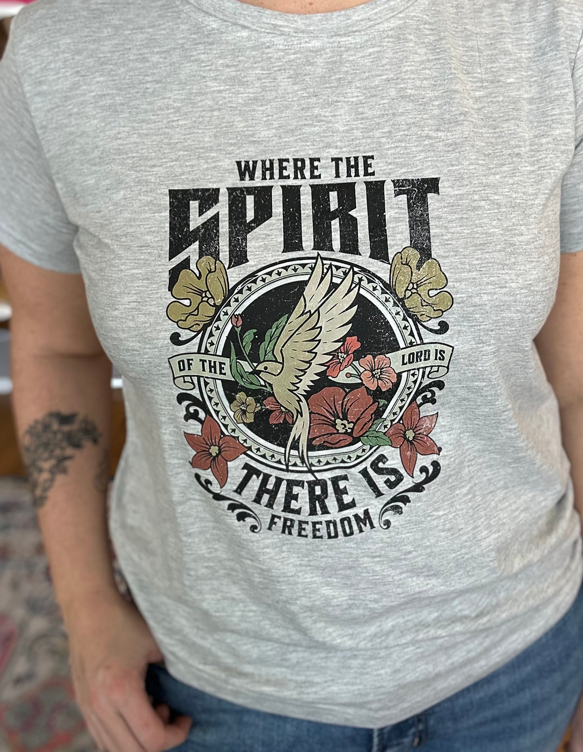 Where The Spirit of the Lord Graphic Tee