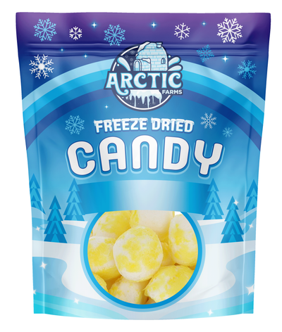 Arctic Farms Freeze Dried Candy - Lemon Puffs: 3 oz / Regular