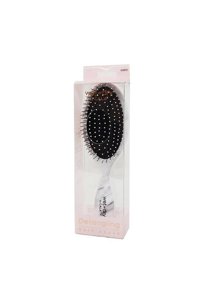 Black & White Marble Wet-N-Dry Detangling Hair Brush