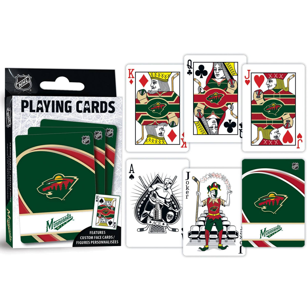 Minnesota Wild NHL Playing Cards