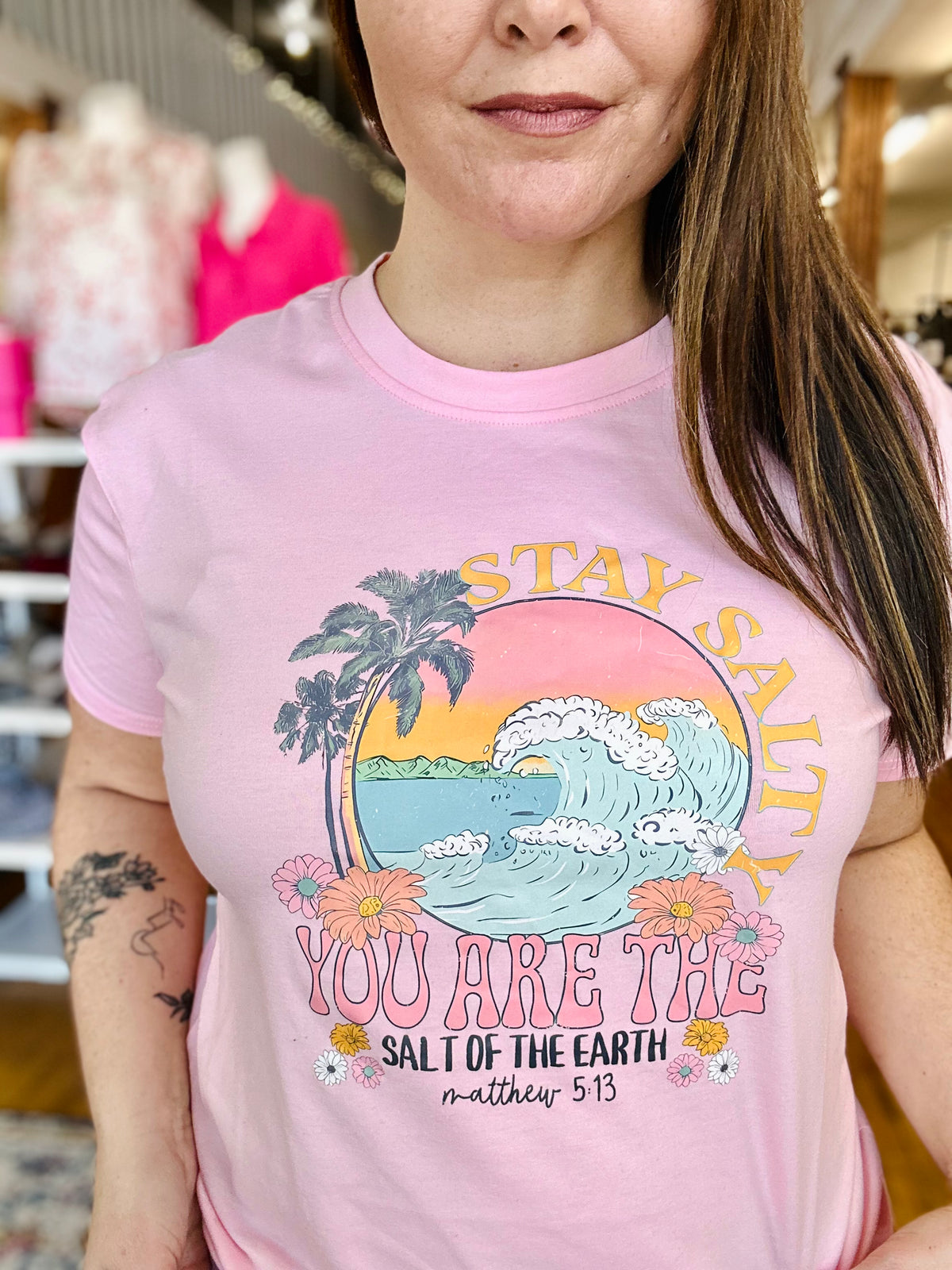 Stay Salty You Are the Light of the Earth Graphic Tee