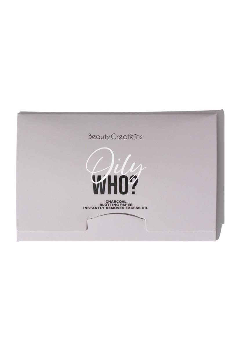 Beauty Creations OCP02 Oily Who Blotting Paper Charcoal