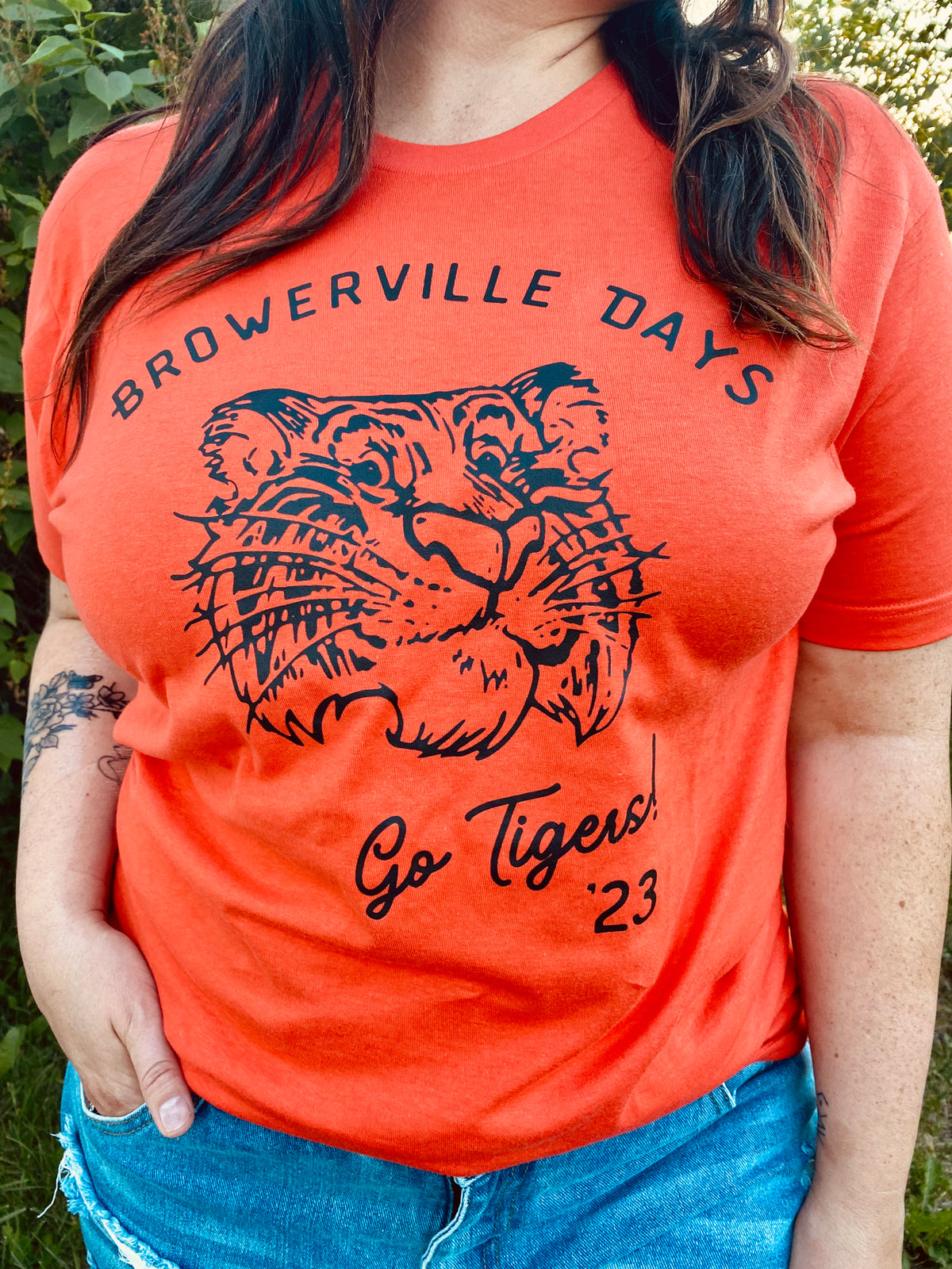 Orange Browerville Days Graphic Tee 2023- Plus