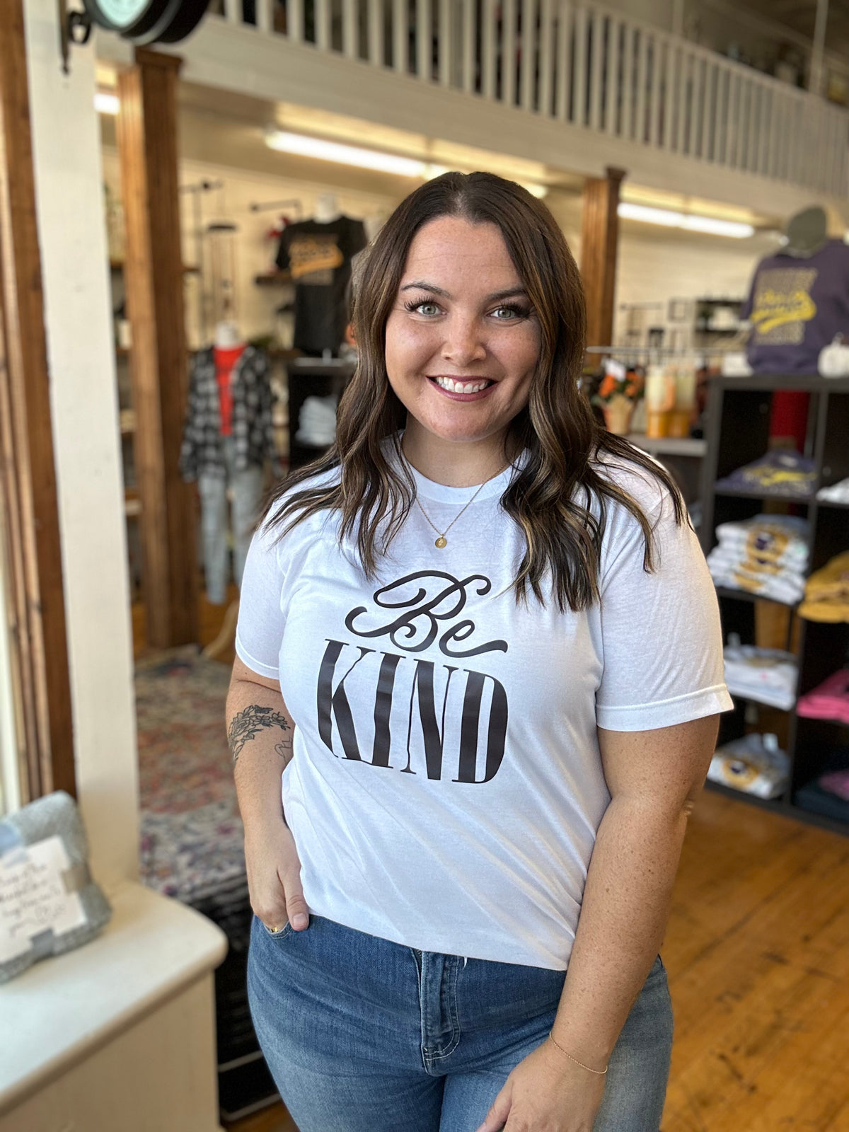 Be Kind Graphic Tee- Plus