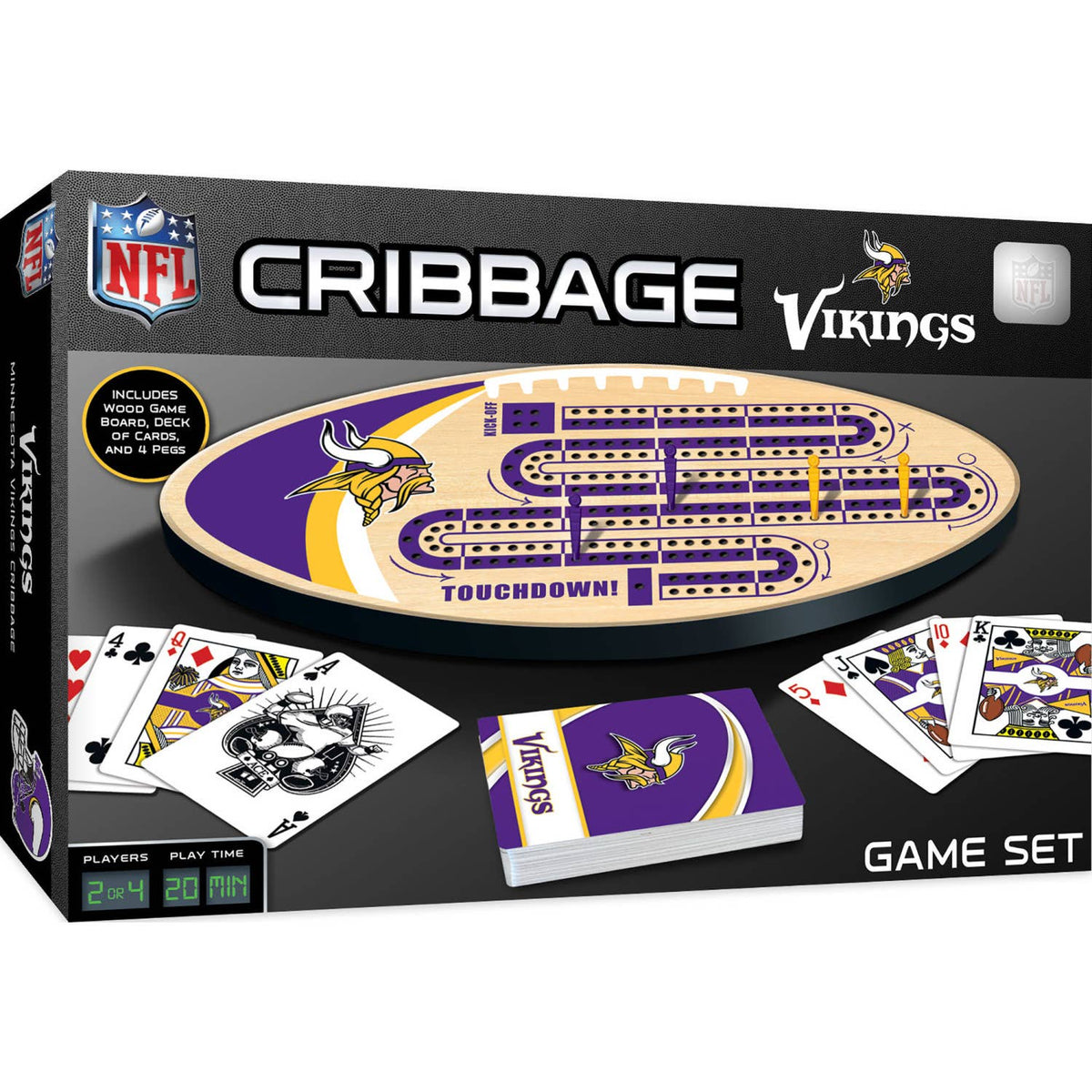 Minnesota Vikings NFL Cribbage