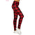 Plus Size 5" Band Buttery Soft High Waist Print Leggings: Plaid - One Size Plus