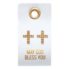 Stud Earrings - May God Bless You - Straight Cross