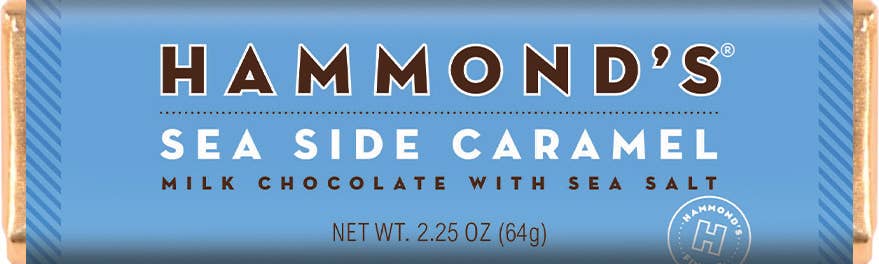 Natural Sea Side Caramel Milk Chocolate Candy Bar  2.25oz