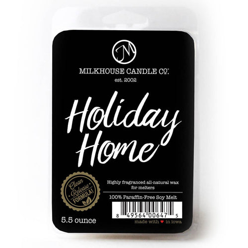 Milkhouse Scented Soy Wax Melts: Holiday Home