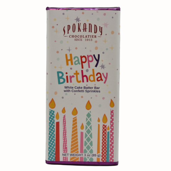 3oz Birthday Cake Batter Candy Bar