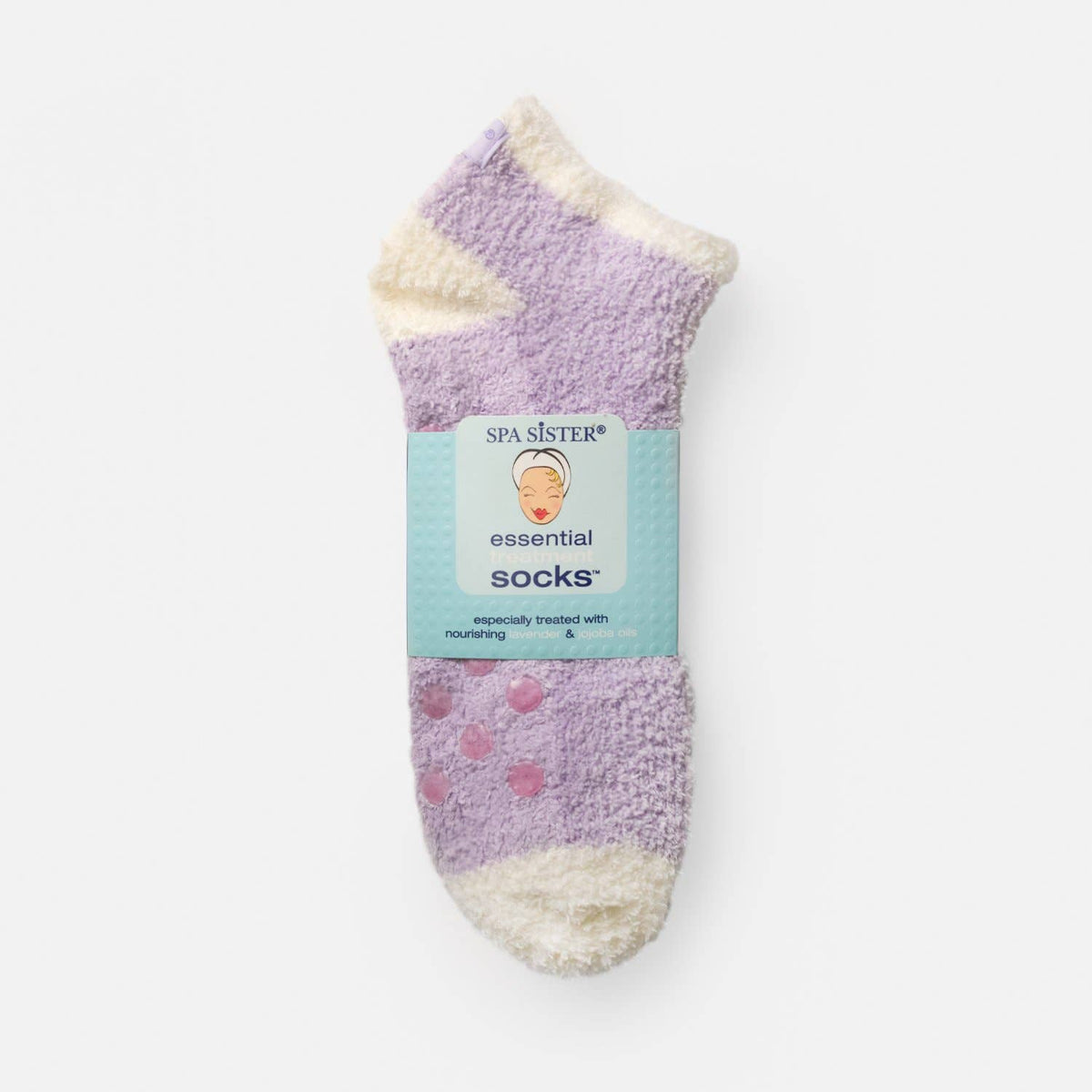 Spa Essential Treatment Socks: Purple