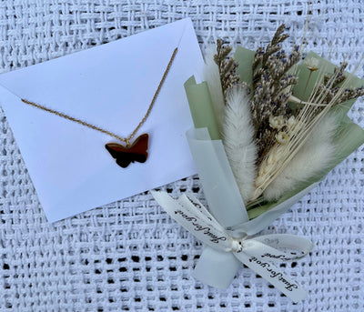 Box of Love for a Grieving Heart with Butterfly Necklace, Gift Box, Sympathy, Grief, Heaven, Memorial, Bereavement, Angel, Family, Widow