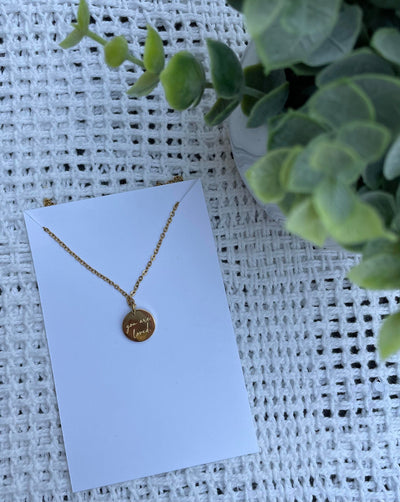 Perfectly Imperfect Trinket Tray Gift Box Mini, Engraved Floral Necklace, Birthday Gift, Gift for Her, Spa, Self Care, BFF, Thinking of You