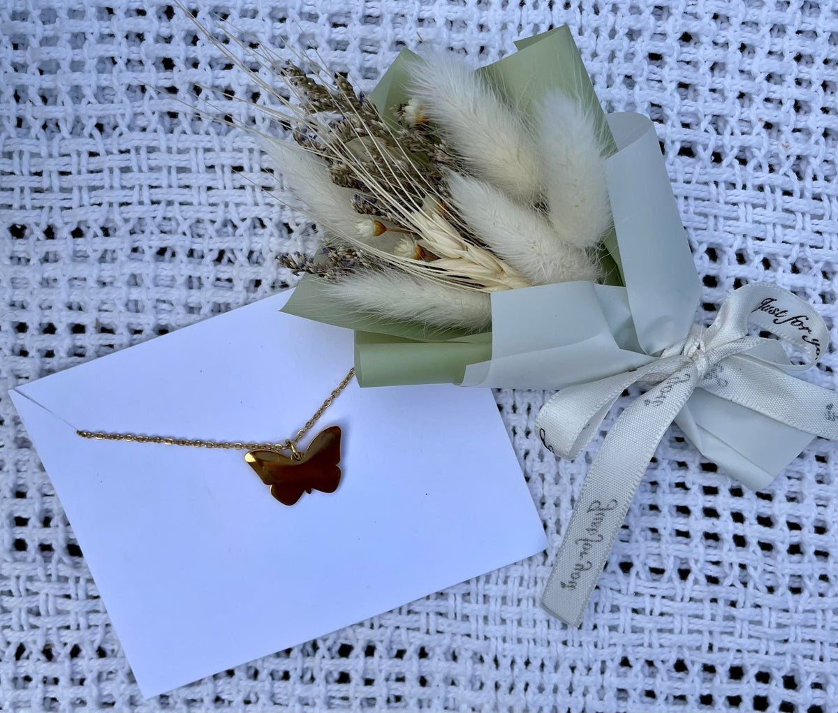 Letters To My Loved Ones In Heaven Mini with Butterfly Necklace, Grief, Sympathy, Gift, Giftbox, Funeral, Memorial, Faith, Widow