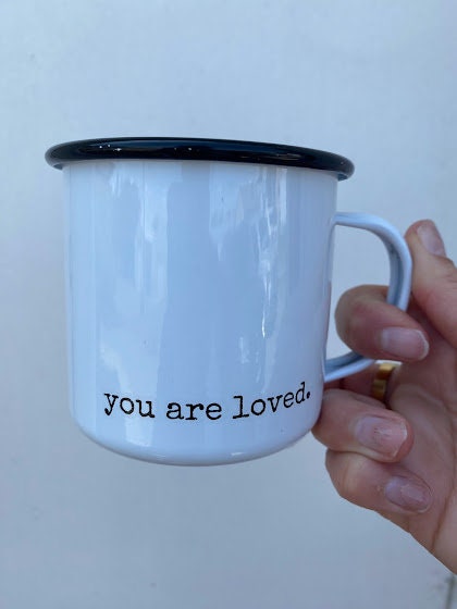 You Are Loved Mug Mini Gift Box Mama Keychain, Birthday Gift, Gift for Her, Just Because, Miss You, Mothers Day, BFF, New Mom, New Baby